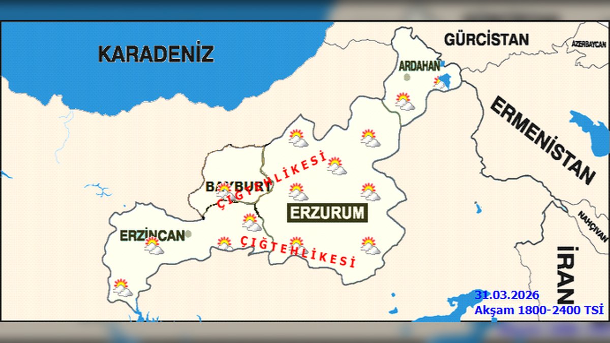 Ardahan'da Karla Karışık Yağmur ve Don Uyarısı: 5 Günlük Hava Tahmini