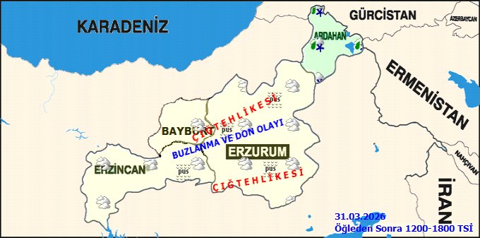 Ardahan'da Karla Karışık Yağmur ve Don Uyarısı: 5 Günlük Hava Tahmini - Görsel 3