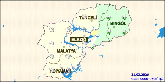Bingöl'de Kuvvetli Yağış ve Çığ Tehlikesi Uyarısı - Görsel 4