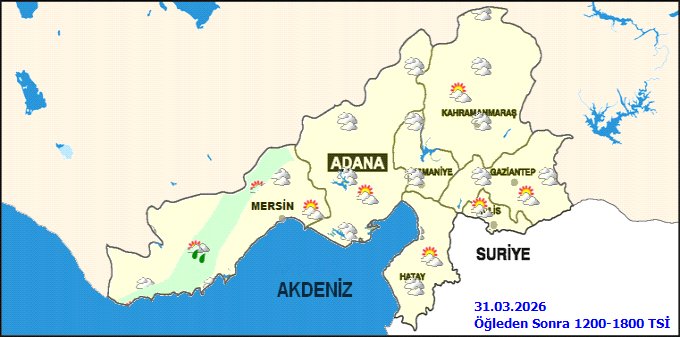 Mersin'de 5 Günlük Hava Durumu: Sağanak Yağışlar Devam Edecek - Görsel 3