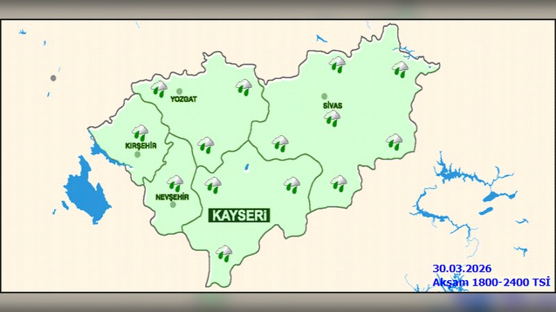 Nevşehir'de 5 Günlük Hava Tahmini: Yağışlı ve Mevsim Normallerinin Üzerinde Sıcaklık Bekleniyor