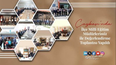 Ordu İl Milli Eğitim Müdürlüğü'nden Kapsamlı Değerlendirme Toplantısı
