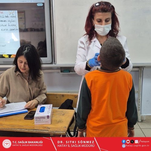 Samandağ'da İlkokul Öğrencilerine Ağız ve Diş Sağlığı Taraması Devam Ediyor - Görsel 2