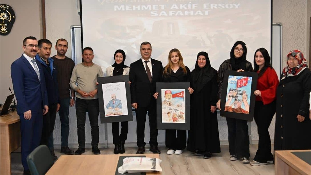 Yozgat'ta Dilimizin Zenginlikleri Projesi Kapsamında Afiş Yarışması Ödül Töreni Düzenlendi