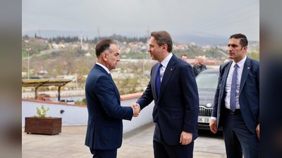 Enerji ve Tabii Kaynaklar Bakanı Alparslan Bayraktar Karabük Valiliği'ni Ziyaret Etti