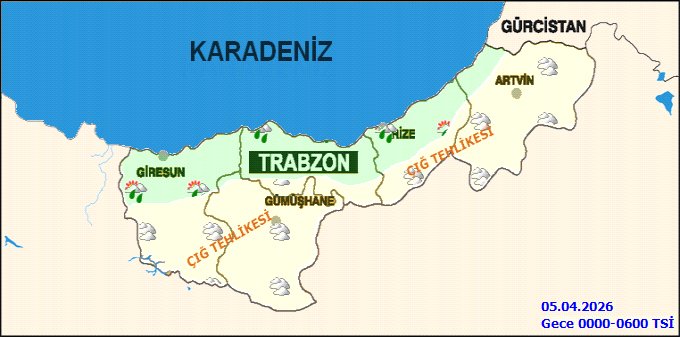 Gümüşhane'de Hava Durumu: Parçalı Bulutlu ve Yağışlı, Sıcaklık Mevsim Normallerinde - Görsel 2