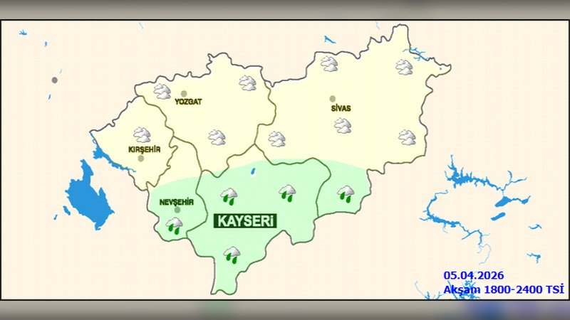 Kayseri'de Hava Durumu: Sağanak Yağış ve Kar Bekleniyor, Çığ Uyarısı!