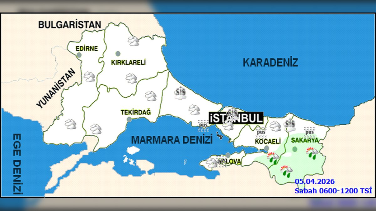 Kocaeli'de 5 Günlük Hava Durumu: Sağanak ve Sis Bekleniyor