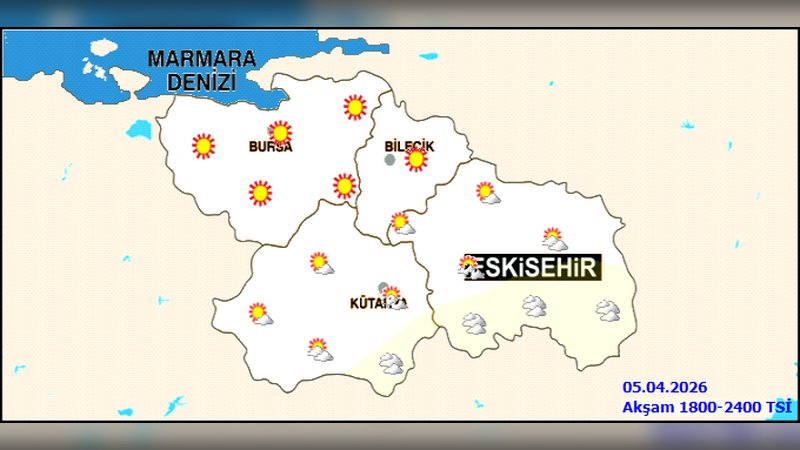 Kütahya'da Hava Durumu: Sağanak Yağış ve Sıcaklık Düşüşü Bekleniyor