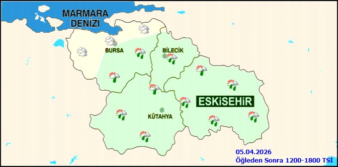 Kütahya'da Hava Durumu: Sağanak Yağış ve Sıcaklık Düşüşü Bekleniyor - Görsel 2