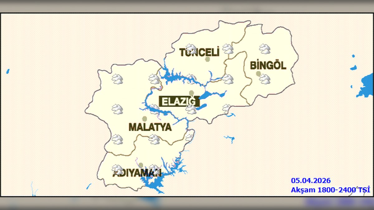 Malatya'da Hava Durumu: Sağanak Yağış ve Kuvvetli Rüzgar Bekleniyor
