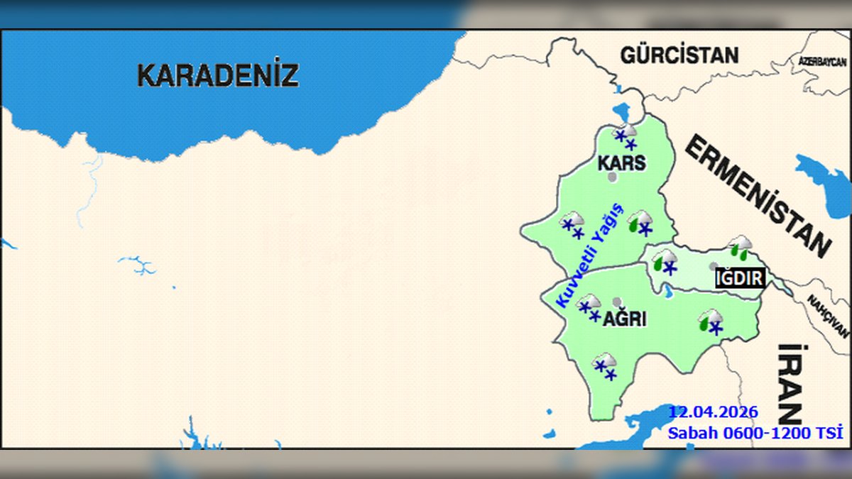 Ağrı'da Kuvvetli Karla Karışık Yağmur ve Kar Uyarısı: Buzlanma ve Çığ Tehlikesi