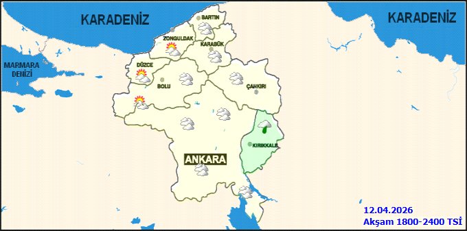 Ankara'da 5 Günlük Hava Tahmini: Yağmur ve Don Uyarısı - Görsel 2