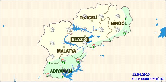 Bingöl'de Kuvvetli Yağış ve Don Tehlikesi: 5 Günlük Hava Tahmini - Görsel 3