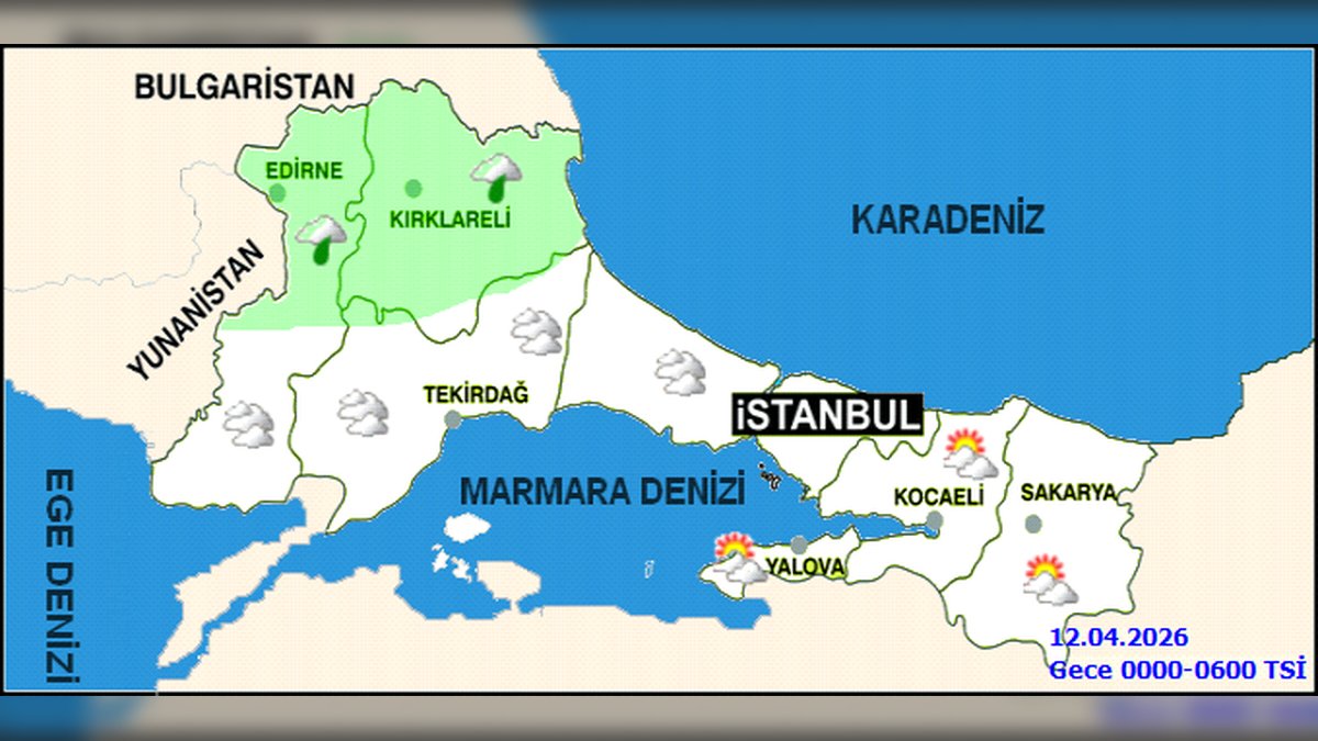 Edirne'de Hava Durumu: Parçalı Bulutlu ve Hafif Yağmurlu Bir Gün Bekleniyor