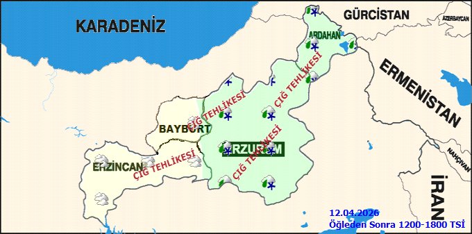 Erzurum'da Yoğun Kar Yağışı ve Buzlanma Tehlikesi: 5 Günlük Hava Tahmini - Görsel 2