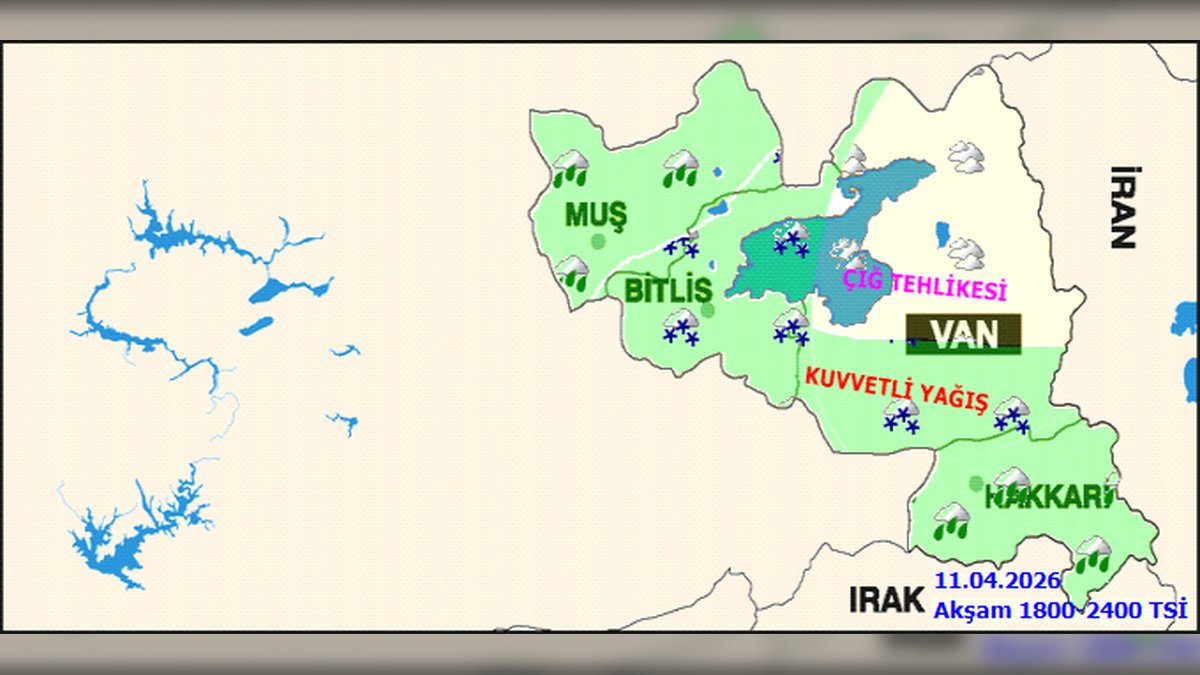 Hakkari'de Kuvvetli Yağış ve Karla Karışık Yağmur Bekleniyor: Dikkatli Olun!