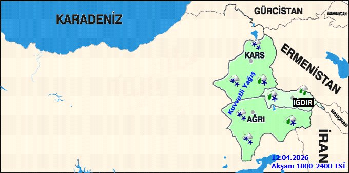 Iğdır'da Kuvvetli Yağış ve Çığ Tehlikesi Uyarısı: Hava Durumu Detayları - Görsel 3