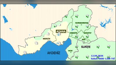 Kahramanmaraş'ta 5 Günlük Hava Durumu: Parçalı Bulutlu ve Yağışlı