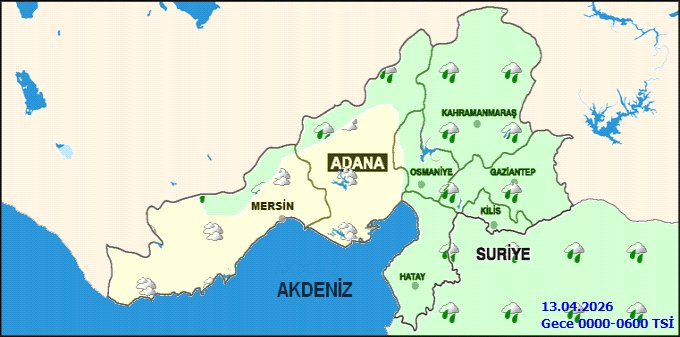 Kahramanmaraş'ta 5 Günlük Hava Durumu: Parçalı Bulutlu ve Yağışlı - Görsel 3