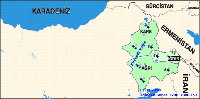 Kars'ta Yoğun Kar Yağışı Bekleniyor: Sıcaklıklar Düşecek, Çığ ve Don Tehlikesi Var - Görsel 2