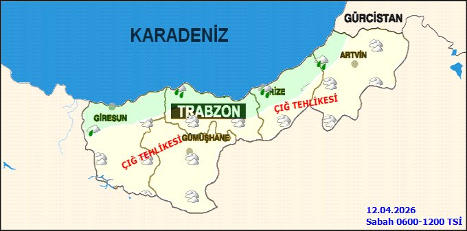 MGM Trabzon Hava Durumu: 12 Nisan 2026 Tahmini ve Önemli Uyarılar - Görsel 3