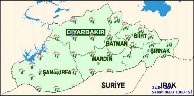 Şanlıurfa'da 12 Nisan Cumartesi Günü Hava Durumu: Kuvvetli Yağış ve Sel Uyarısı - Görsel 3