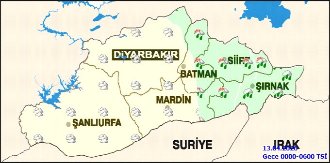 Şanlıurfa'da 12 Nisan Cumartesi Günü Hava Durumu: Kuvvetli Yağış ve Sel Uyarısı - Görsel 4