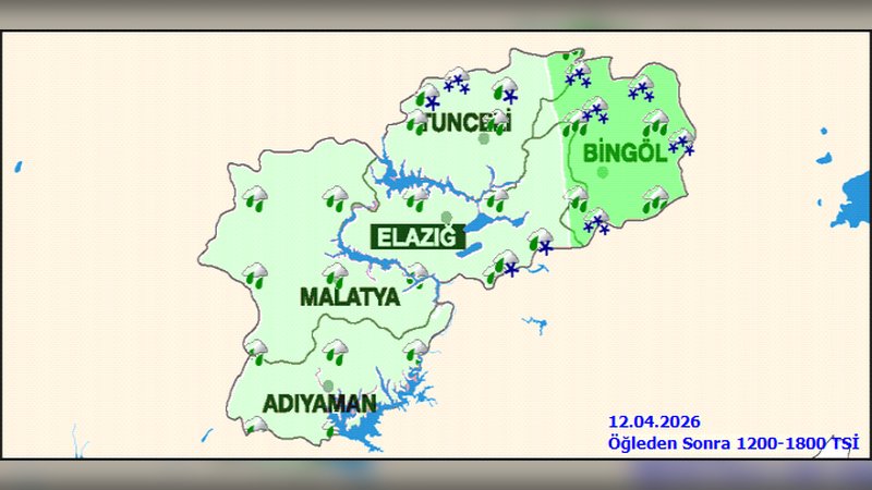 Tunceli'de 5 Günlük Hava Durumu: Yağmur, Sis ve Sıcaklık Değişimleri Bekleniyor