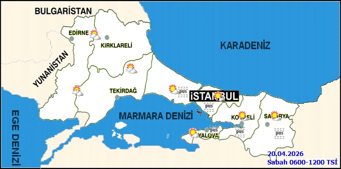 Kocaeli'de 20 Nisan Pazartesi Hava Durumu: Parçalı Bulutlu, Sıcaklık 7-20°C - Görsel 4