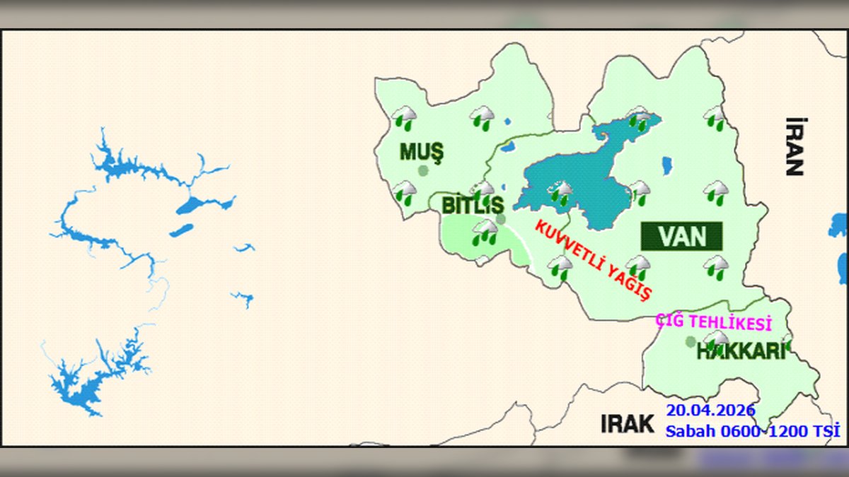 Muş'ta Kuvvetli Yağış ve Sel Tehlikesi: Meteorolojiden Uyarılar