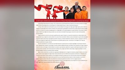 Balıkesir İl Millî Eğitim Müdürü'nden 23 Nisan Mesajı