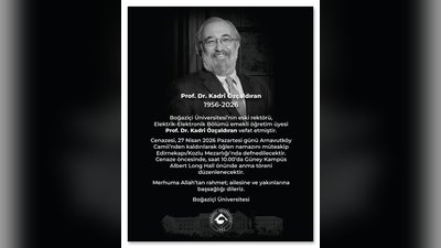 Boğaziçi Üniversitesi Eski Rektörü Prof. Dr. Kadri Özçaldıran Vefat Etti