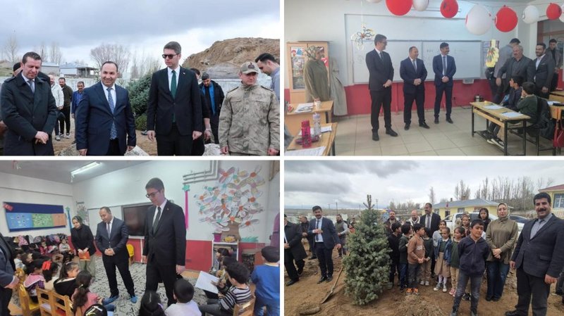 Erciş'te Fidan Dikimi Etkinliği: Kaymakam Karaloğlu ve Öğrenciler Toprakla Buluştu - Görsel 5