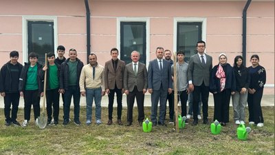 Ergene'de ÇEDES Projesi Kapsamında Fidan Dikimi Etkinliği