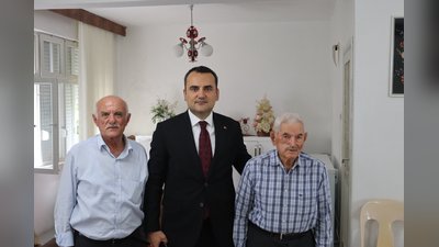 Finike Kaymakamı Musa Kazım Çelik, Kore Gazisi ve Şehit Ailesini Ziyaret Etti