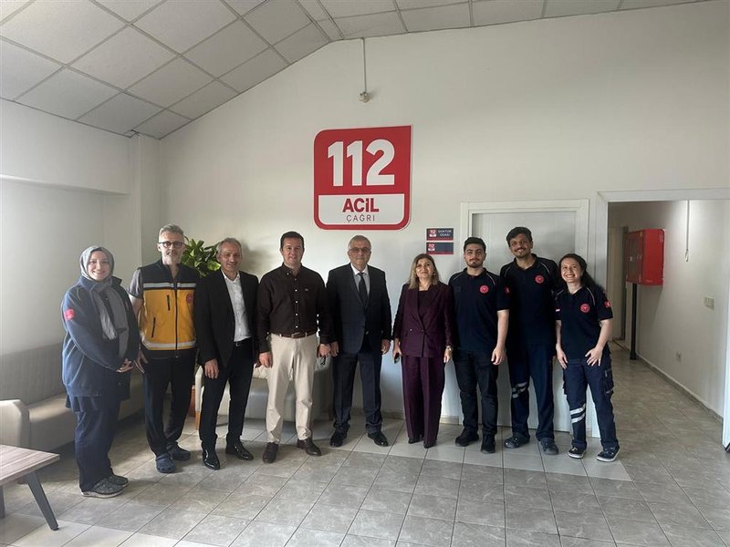 Kocaeli İl Sağlık Müdürü 112 Acil Çağrı Merkezi'ni Ziyaret Etti - Görsel 3