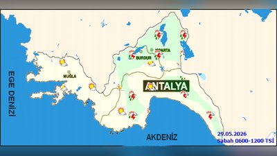 Burdur'da Hava Durumu: Sağanak Yağış ve Sıcaklık Artışı Bekleniyor