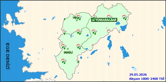 Denizli'de Hava Durumu: 5 Günlük Tahmin ve Sağanak Yağış Uyarısı - Görsel 3