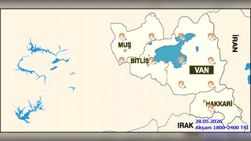 Hakkari'de 5 Günlük Hava Durumu: Sağanak ve Gök Gürültülü Yağış Bekleniyor
