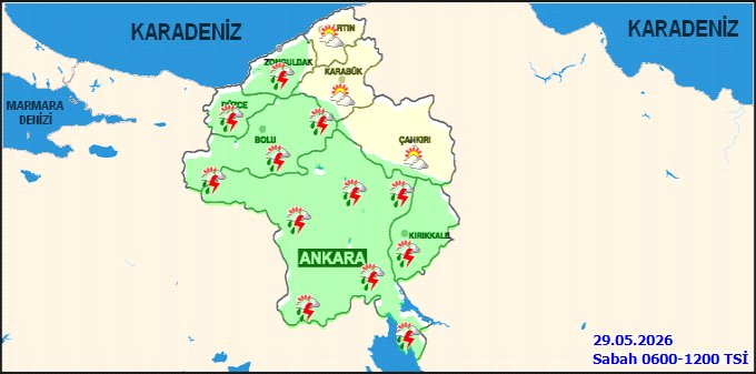 Karabük'te Hafta Sonu ve Pazartesi Gök Gürültülü Sağanak Yağış Bekleniyor - Görsel 2