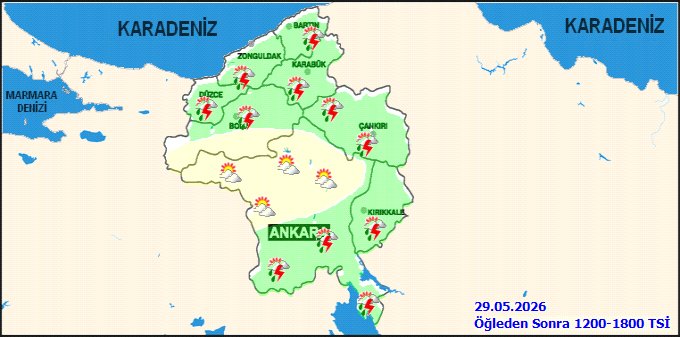 Karabük'te Hafta Sonu ve Pazartesi Gök Gürültülü Sağanak Yağış Bekleniyor - Görsel 3