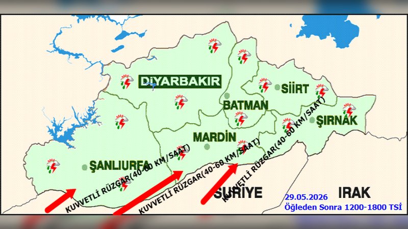 Şanlıurfa'da 29 Mayıs Cuma Günü Hava Durumu: Gök Gürültülü Sağanak Yağış Bekleniyor
