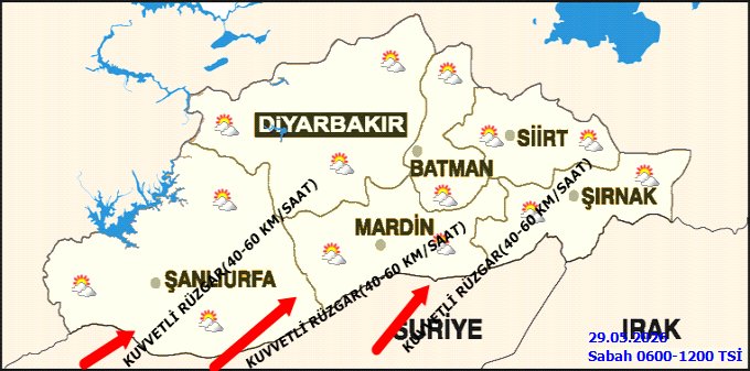 Şanlıurfa'da 29 Mayıs Cuma Günü Hava Durumu: Gök Gürültülü Sağanak Yağış Bekleniyor - Görsel 3