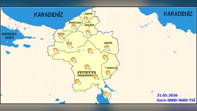 Ankara'da 5 Günlük Hava Durumu: Yağışlı ve Sıcak Günler Geliyor