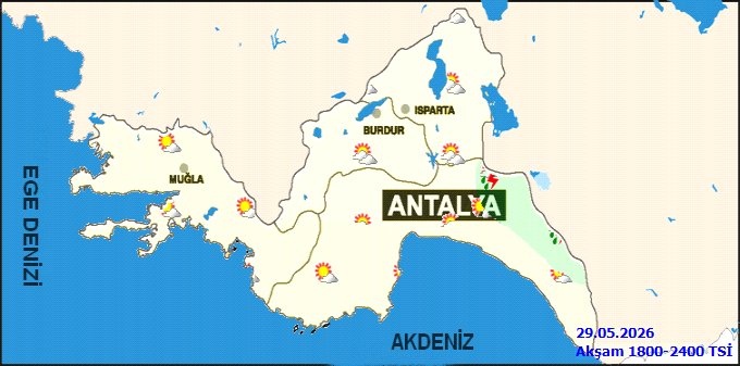 Antalya'da 30 Mayıs Cumartesi Hava Durumu: Az Bulutlu ve Açık, İç Kesimlerde Sıcaklık Düşüşü Bekleniyor - Görsel 4