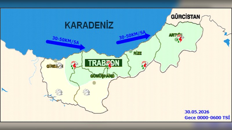 Artvin'de Kuvvetli Yağış Uyarısı: Sel, Heyelan ve Ulaşımda Aksama Riski