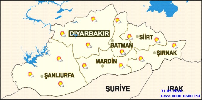 Batman ve İlçelerinde 5 Günlük Hava Durumu Tahmini: Sıcaklıklar Yükseliyor - Görsel 2