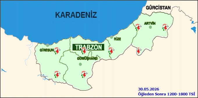 Giresun'da Kuvvetli Yağış Uyarısı: Sel, Su Baskını ve Heyelan Tehlikesi - Görsel 2
