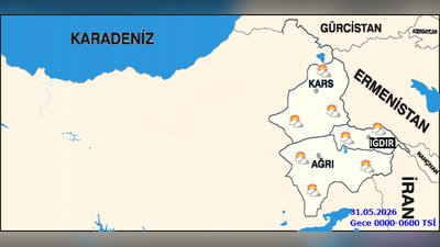 Iğdır'da Hava Durumu: Parçalı Bulutlu ve Sağanak Yağış Bekleniyor
